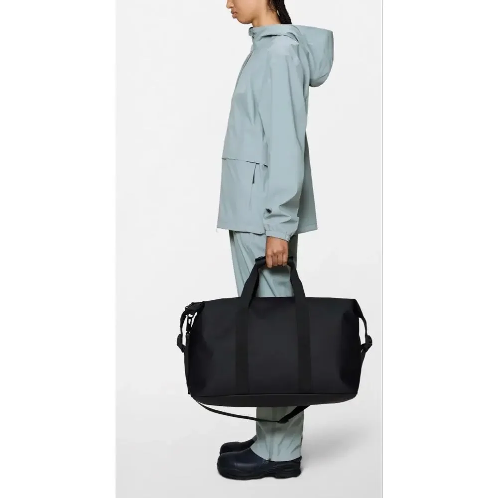 NEW Rains 14200 HILO WEEKEND BAG BLACK Unisex Travel Duffle Bag